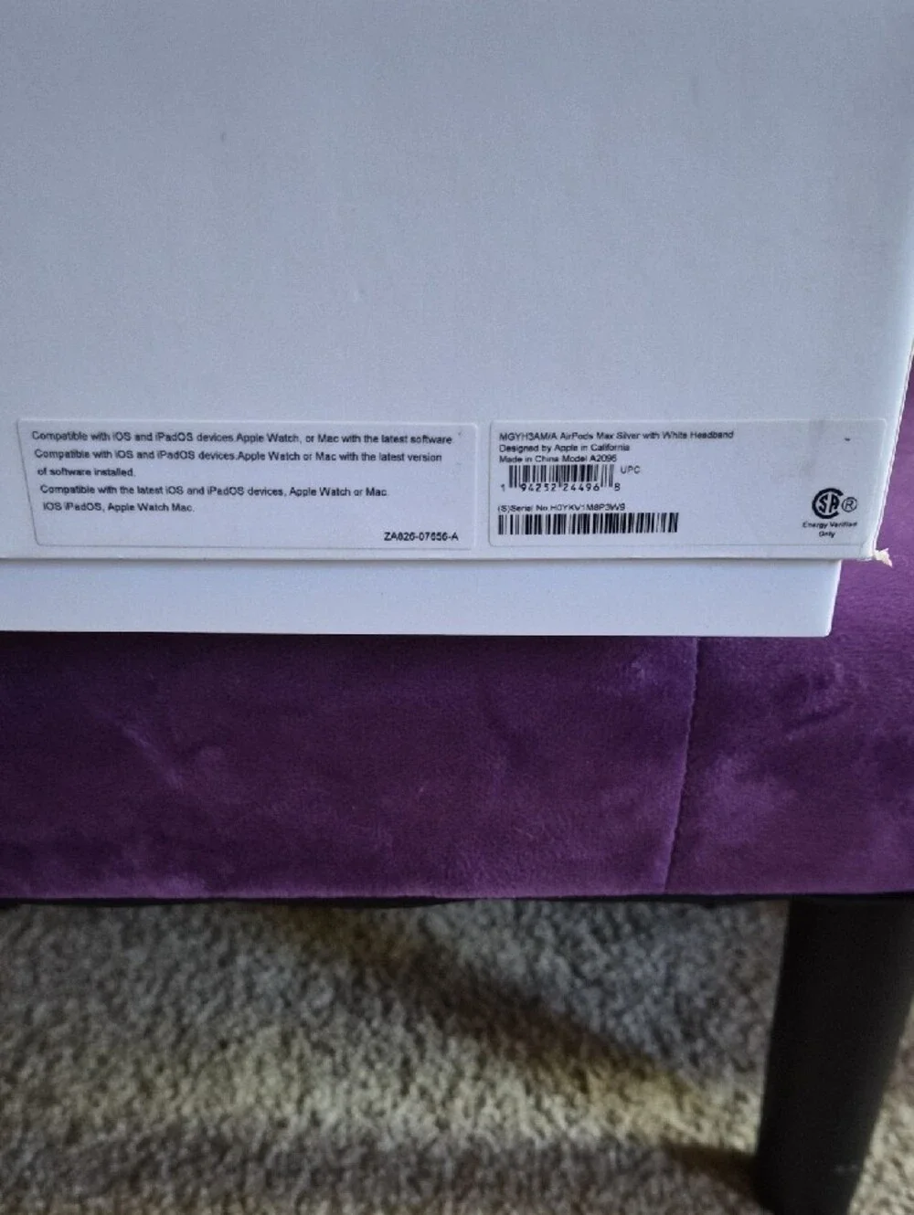 NIB Apple Airpod Max Over-Ear Headphones W/ Hello Kitty Cover